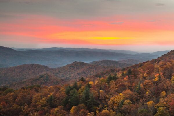 The Best Places to Hike to See the Sunset in the Blue Ridge Mountains Near Winston-Salem